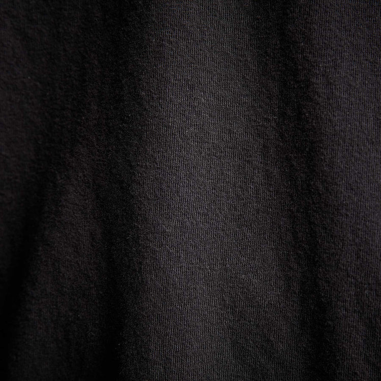 Brushed Jersey Short Sleeve Polo in Black | James Perse Los Angeles