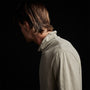 Brushed Jersey Funnel Neck in String Pigment | James Perse Los Angeles 