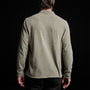 Recycled Brshd Jersey Long Sleeve Polo in Ammo Pigment | James Perse Los Angeles 