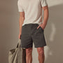 Relaxed Fit Work Short in Pipe Pigment | James Perse Los Angeles