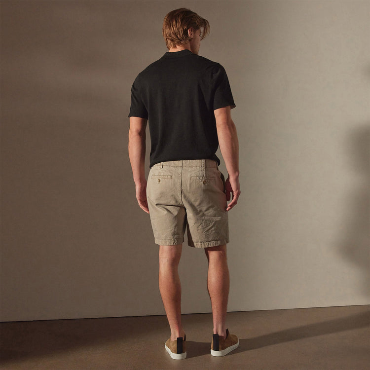 Relaxed Fit Work Short in Toast Pigment | James Perse Los Angeles