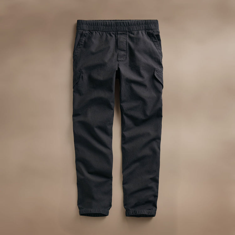 Reverse Twill Utility Pant  in Black | James Perse Los Angeles