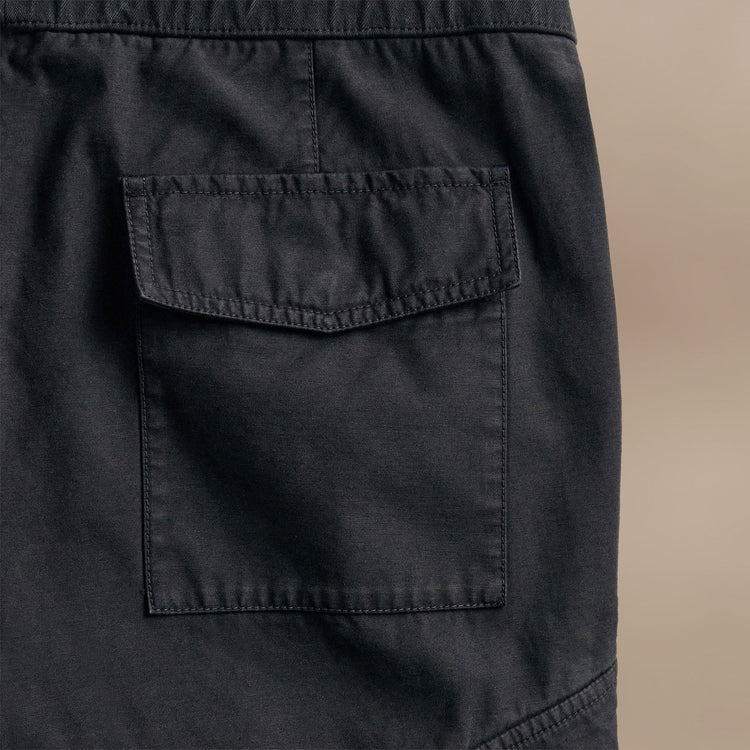 Reverse Twill Utility Pant  in Black | James Perse Los Angeles