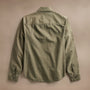 Reverse Cotton Twill Shirt Jacket  in Trooper Pigment | James Perse Los Angeles