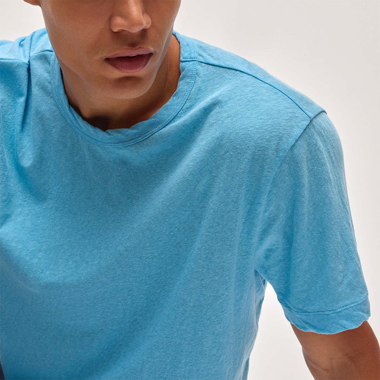 Recycled Cotton Jersey Crew in Marina | James Perse Los Angeles