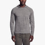 Recycled Cotton Hooded Sweater In Charcoal | James Perse Los Angeles