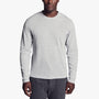 Recycled Cotton Crew Neck Sweater In Grey Glacier | James Perse Los Angeles
