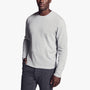 Recycled Cotton Crew Neck Sweater In Grey Glacier | James Perse Los Angeles