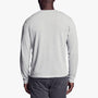 Recycled Cotton Crew Neck Sweater In Grey Glacier | James Perse Los Angeles