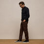 Classic Cotton Linen Twill Pant in Bark Pigment | James Perse Los Angeles