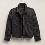 Cotton Linen Twill Trucker Jacket in Magma Pigment | James Perse Los Angeles