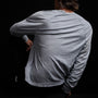 Inside Out Raglan Crew in Blue Fog Pigment | James Perse Los Angeles