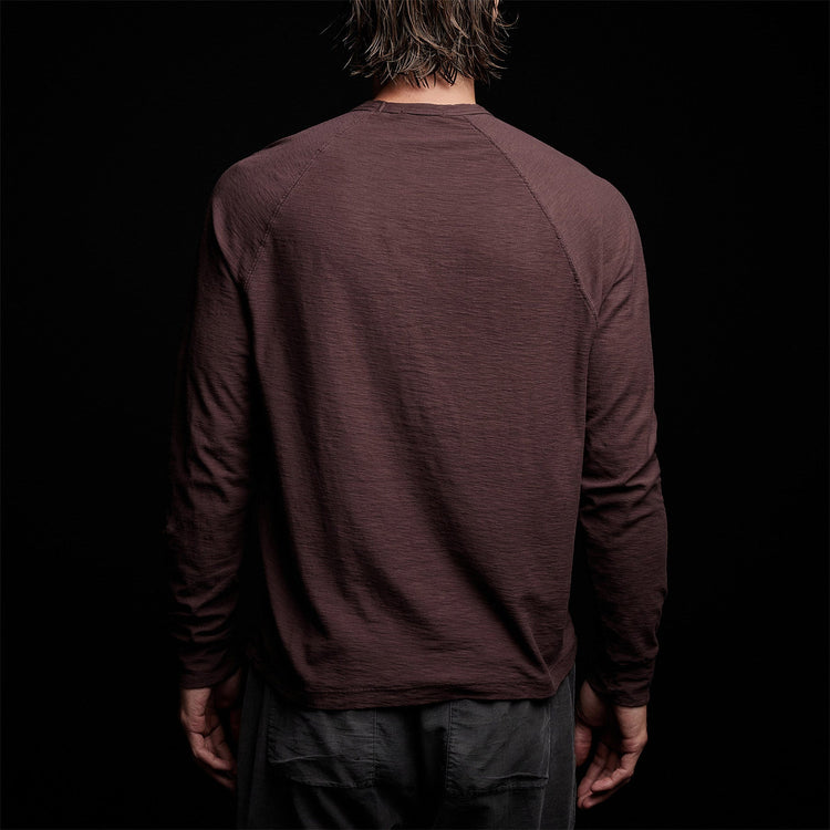Inside Out Raglan Crew in Dahlia | James Perse Los Angeles
