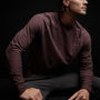 Inside Out Raglan Crew in Dahlia | James Perse Los Angeles
