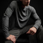 Inside Out Raglan Crew in Fin Pigment | James Perse Los Angeles