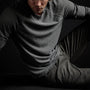 Inside Out Raglan Crew in Fin Pigment | James Perse Los Angeles