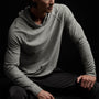 Inside Out Raglan Hoody in Concrete Pigment | James Perse Los Angeles