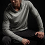 Inside Out Raglan Hoody in Concrete Pigment | James Perse Los Angeles