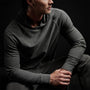 Inside Out Raglan Hoody in Fin Pigment | James Perse Los Angeles