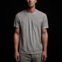 Inside Out Short Sleeve Crew in Concrete Pigment | James Perse Los Angeles