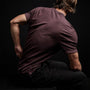 Inside Out Short Sleeve Crew in Dahlia | James Perse Los Angeles