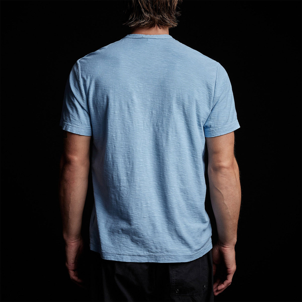 Reverse Slub Jersey Short Sleeve Crew in Delta Pigment | James Perse Los Angeles