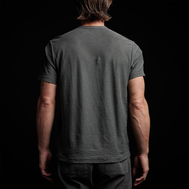Inside Out Short Sleeve Crew in Fin Pigment | James Perse Los Angeles