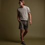 Reverse Slub Jersey Short Sleeve Crew in Silt Pigment | James Perse Los Angeles