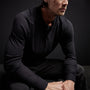 Inside Out Henley in Black | James Perse Los Angeles