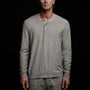 Inside Out Henley in Concrete Pigment | James Perse Los Angeles