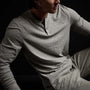 Inside Out Henley in Concrete Pigment | James Perse Los Angeles