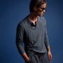 Reverse Slub Jersey Henley in Maine Pigment | James Perse Los Angeles