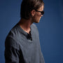 Reverse Slub Jersey Henley in Maine Pigment | James Perse Los Angeles