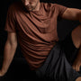 Recycled Lotus Jersey Pocket Tee in Malt | James Perse Los Angeles