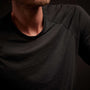 Recycled Lotus Jersey Raglan Crew - Black | James Perse Los Angeles