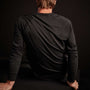 Recycled Lotus Jersey Raglan Crew - Black | James Perse Los Angeles