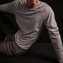 Recycled Lotus Jersey Raglan Crew in Ore | James Perse Los Angeles