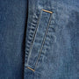 Denim Shirt Jacket in Medium Wash | James Perse Los Angeles FLAT