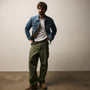 Denim Sherpa Lined Jacket in Medium Wash | James Perse Los Angeles