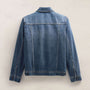 Denim Sherpa Lined Jacket in Medium Wash | James Perse Los Angeles FLAT