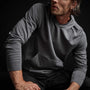 Feather Weight Terry Hoody in Iron | James Perse Los Angeles