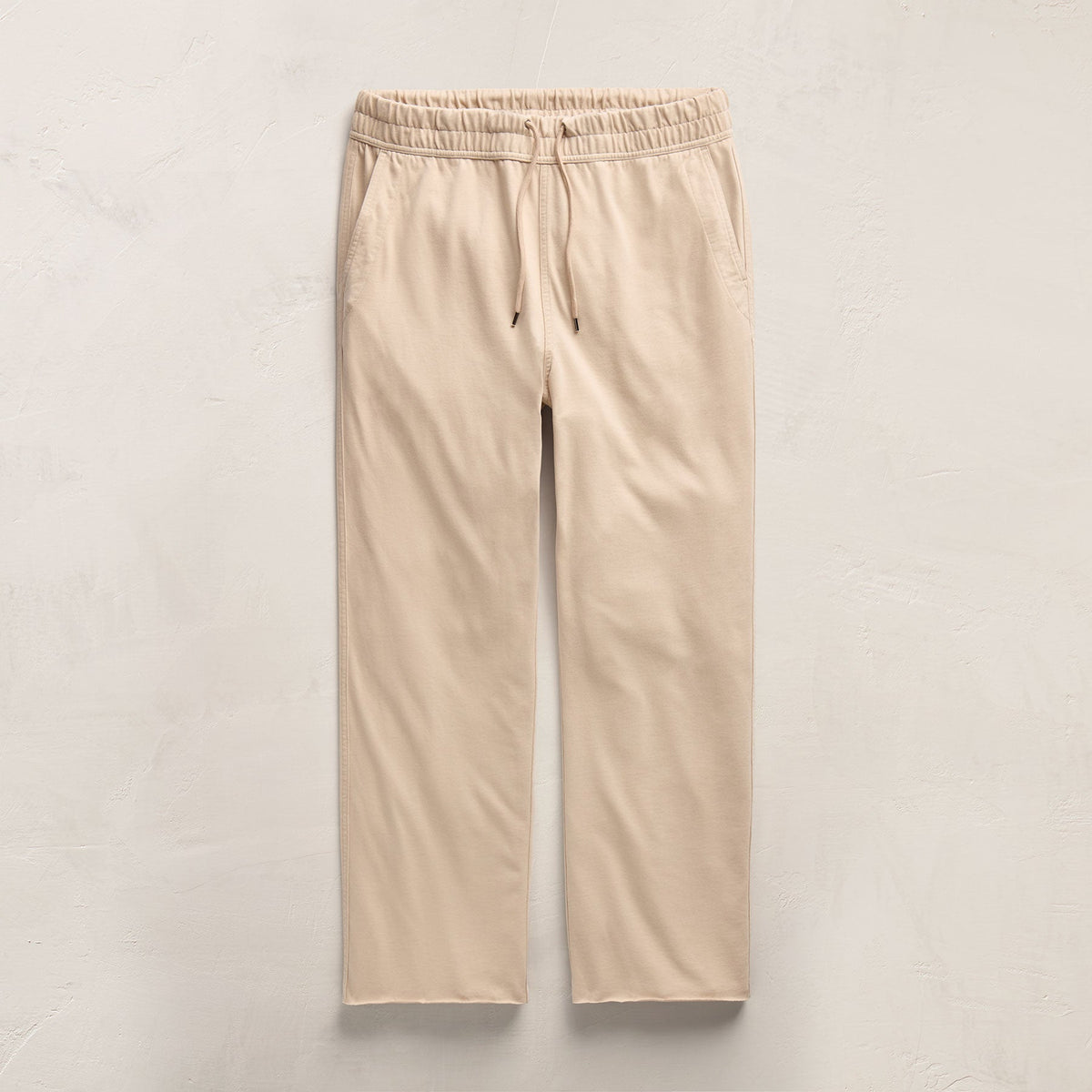 Heavy Organic Suede Jersey Sweat Pant in Stone | James Perse Los Angeles FLAT