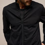 Organic Sueded Jersey Jacket in Black | James Perse Los Angeles