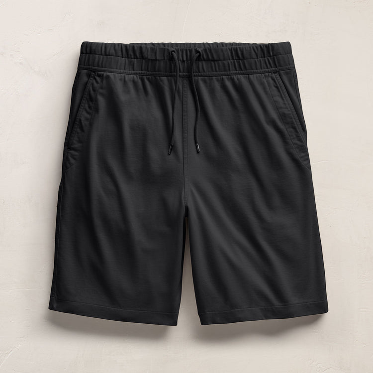 Heavy Organic Sueded Jersey Sweat Short in Magma | James Perse Los Angeles FLAT