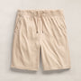 Heavy Organic Sueded Jersey Sweat Short in Stone | James Perse Los Angeles FLAT