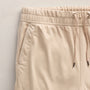 Heavy Organic Sueded Jersey Sweat Short in Stone | James Perse Los Angeles FLAT