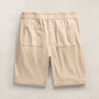 Heavy Organic Sueded Jersey Sweat Short in Stone | James Perse Los Angeles FLAT