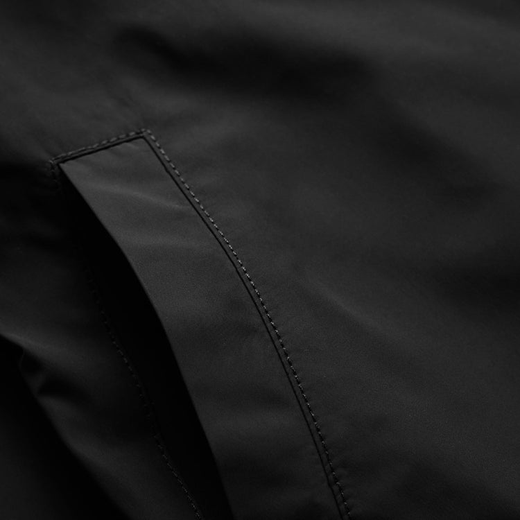 Recycled Twill Coach Jacket in Black | James Perse Los Angeles