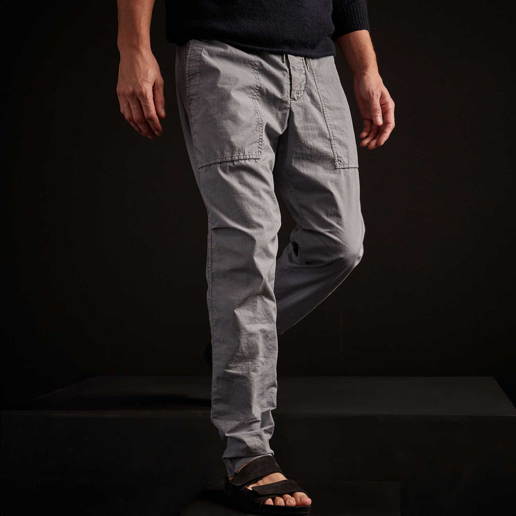 Rip Stop Utility Pant in Arsenic Pigment | James Perse Los Angeles