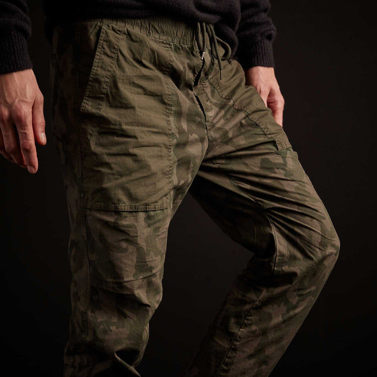 Camo Rip Stop Utility Pant - Hunter Pigment | James Perse Los Angeles